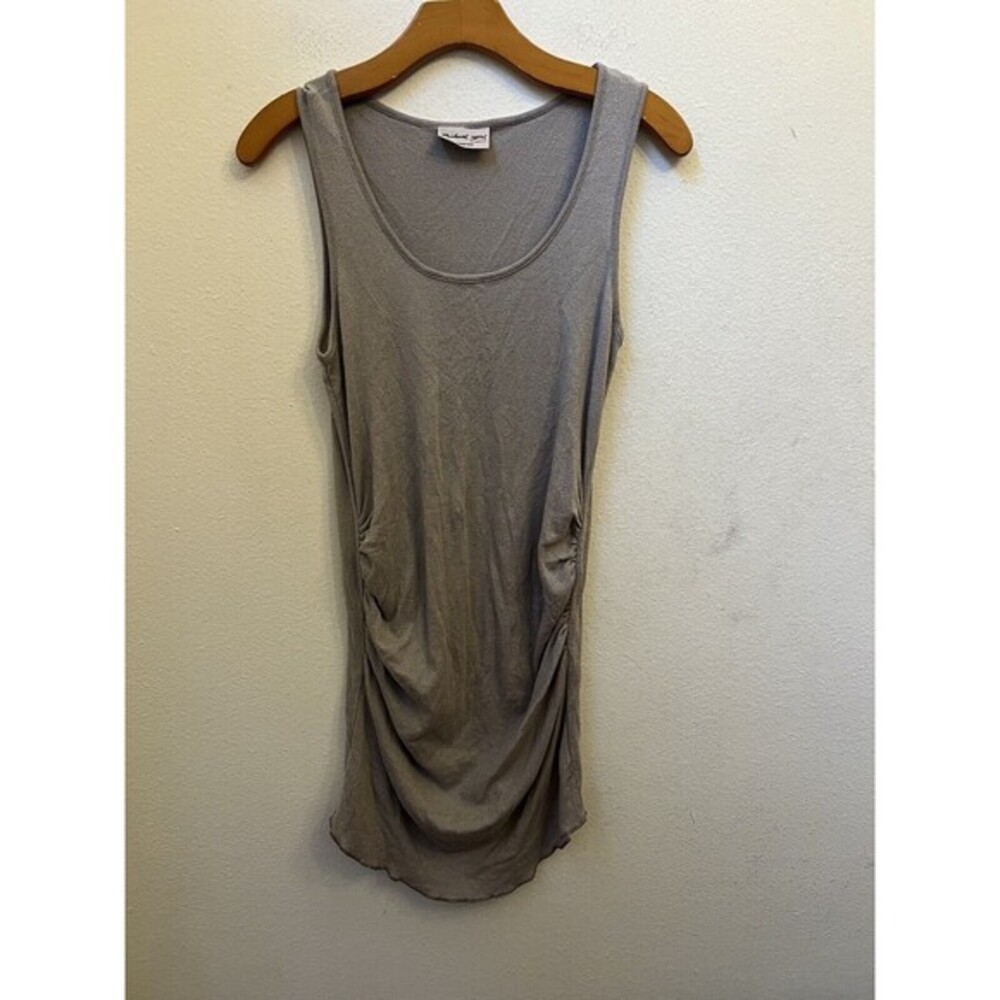 MICHAEL STARS MATERNITY SOLID GRAY DRESS (L8)